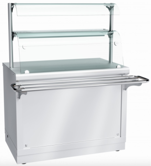 Прилавок для горячих напитков Abat ПГН-70Х-04 нерж (210000002771) с торцевым комплектом